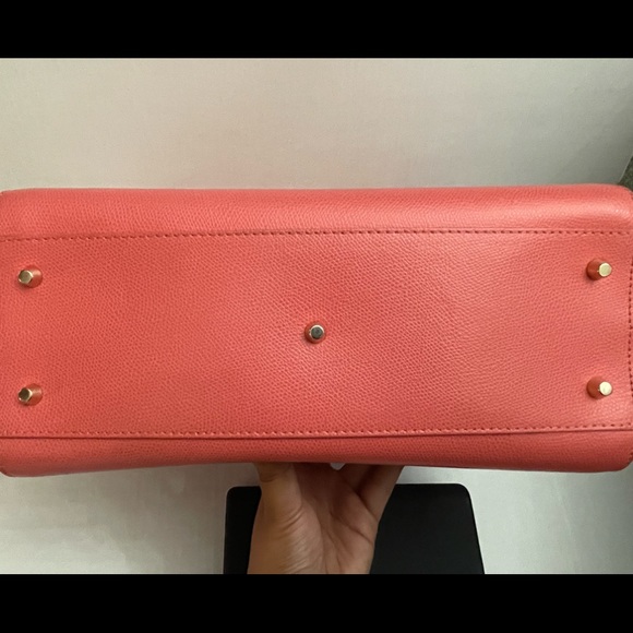 SOLD Furla Metropolis Satchel -Medium (Salmon Pink) - barely used - Picture 9 of 12
